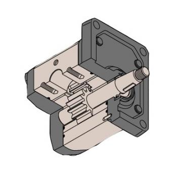 NEW D07AA1A Parker Aluminum Hydraulic Fixed Displacement Gear Pump D Series SAE